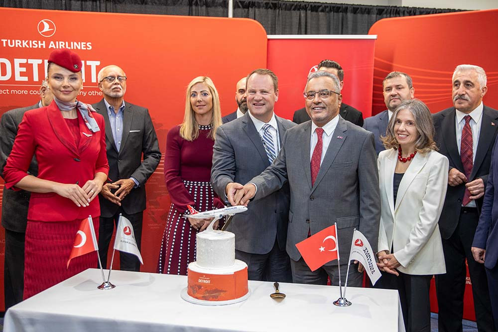 Turkish Airlines starts Detroit flights, marking 13th gateway in the US
